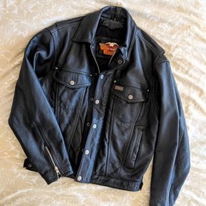 Harley Davidson Leather Biker Jacket